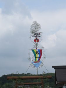 お田植え神事　団扇